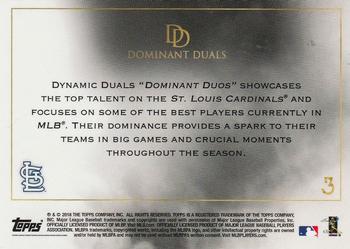 2018 Topps On-Demand Dynamic Duals - Dominant Duos #3 Jack Flaherty / Harrison Bader Back