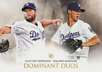 2018 Topps On-Demand Dynamic Duals - Dominant Duos #8 Clayton Kershaw / Walker Buehler Front