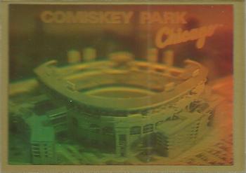 1994 World Holographics Blockbuster Limited Edition Stadium Holograms #NNO Comiskey Park Front