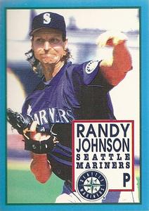 1997 Panini Stickers (Venezuela) #18 Randy Johnson Front
