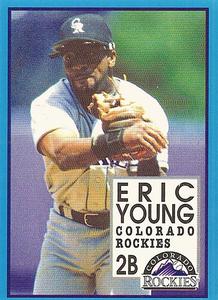 1997 Panini Stickers (Venezuela) #42 Eric Young Front