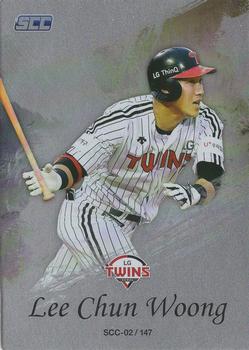 2018 SCC KBO Premium Collection - Holo #SCC-02/147 Chun-Woong Lee Front