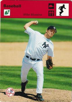 2005 Leaf - Sportscasters 35 Red Running-Hat #30 Mike Mussina Front