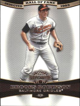 2006 Topps Triple Threads #5 Brooks Robinson Front