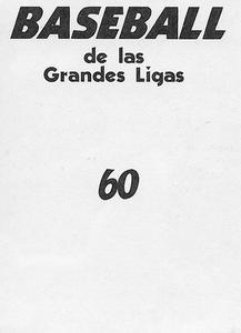 2000 Panini Stickers (Venezuela) #60 Carlos Delgado Back