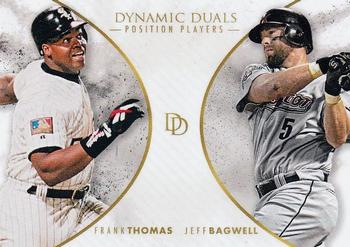 2018 Topps On-Demand Dynamic Duals - Position Players #PP3 Frank Thomas / Jeff Bagwell Front