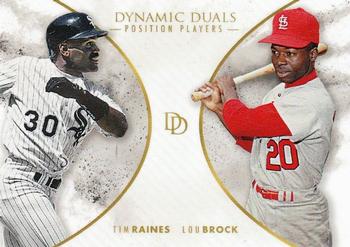 2018 Topps On-Demand Dynamic Duals - Position Players #PP4 Tim Raines / Lou Brock Front