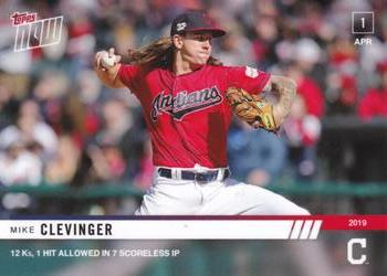 2019 Topps Now #31 Mike Clevinger Front