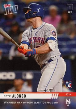 2019 Topps Now #32 Pete Alonso Front