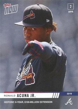 2019 Topps Now #34 Ronald Acuna Jr. Front