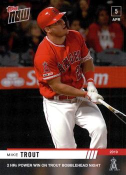 2019 Topps Now #49 Mike Trout Front