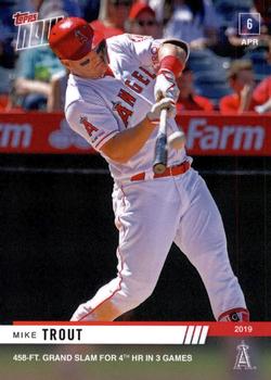 2019 Topps Now #51 Mike Trout Front