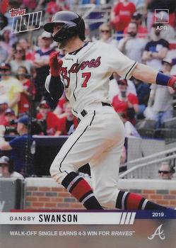 2019 Topps Now #55 Dansby Swanson Front