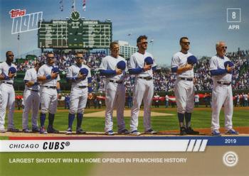 2019 Topps Now #60 Chicago Cubs Front