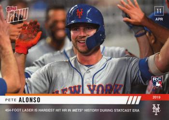 2019 Topps Now #74 Pete Alonso Front