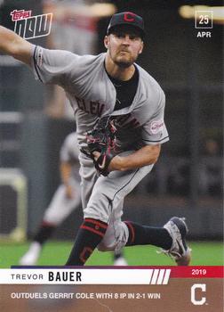 2019 Topps Now #132 Trevor Bauer Front