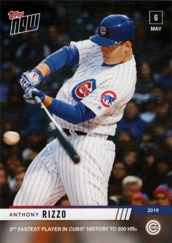2019 Topps Now #185 Anthony Rizzo Front
