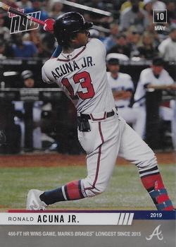 2019 Topps Now #211 Ronald Acuna Jr. Front