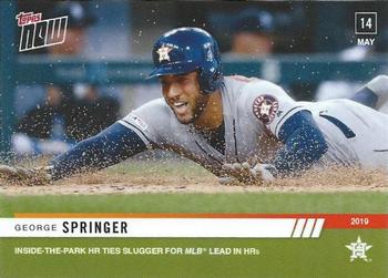 2019 Topps Now #225 George Springer Front