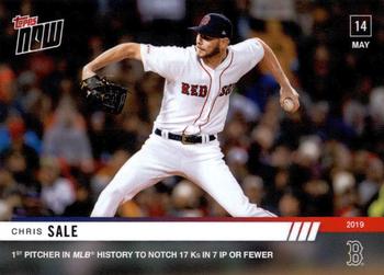 2019 Topps Now #228 Chris Sale Front