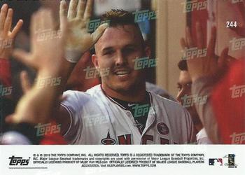 2019 Topps Now #244 Mike Trout Back