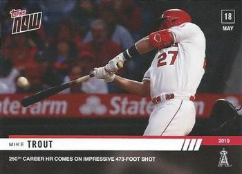 2019 Topps Now #244 Mike Trout Front