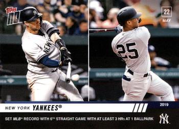 2019 Topps Now #264 New York Yankees Front