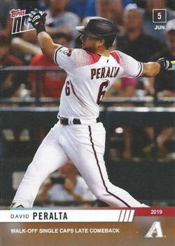 2019 Topps Now #332 David Peralta Front