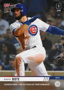 2019 Topps Now #335 David Bote Front