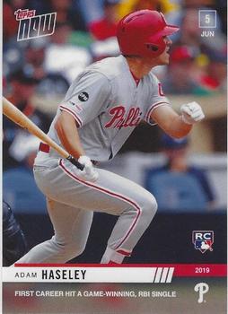 2019 Topps Now #337 Adam Haseley Front
