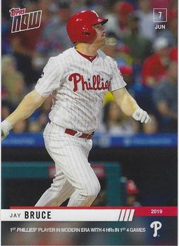 2019 Topps Now #342 Jay Bruce Front