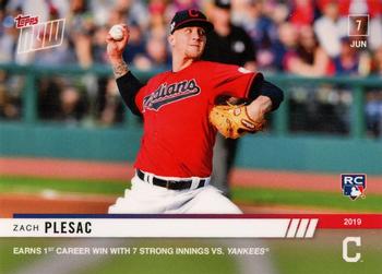 2019 Topps Now #343 Zach Plesac Front