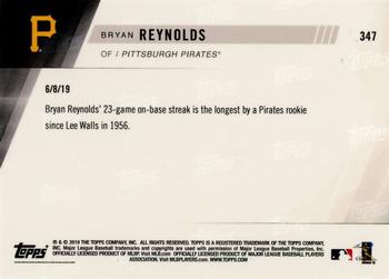 2019 Topps Now #347 Bryan Reynolds Back