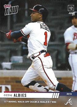 2019 Topps Now #369 Ozzie Albies Front