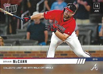 2019 Topps Now #378 Brian McCann Front