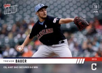 2019 Topps Now #385 Trevor Bauer Front