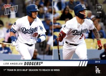 2019 Topps Now #404 Los Angeles Dodgers Front