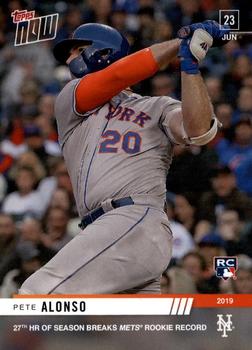 2019 Topps Now #422 Pete Alonso Front