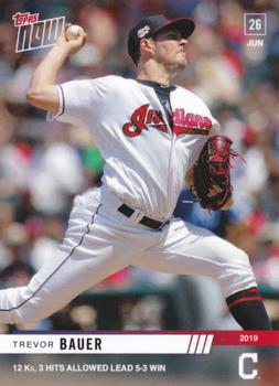 2019 Topps Now #437 Trevor Bauer Front