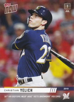 2019 Topps Now #465 Christian Yelich Front