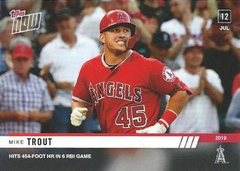 2019 Topps Now #502 Mike Trout Front