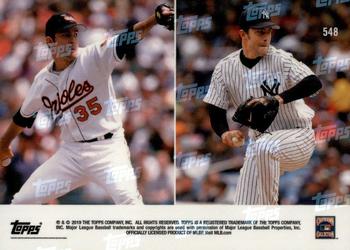 2019 Topps Now #548 Mike Mussina Back