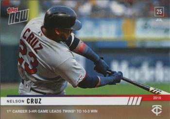 2019 Topps Now #572 Nelson Cruz Front