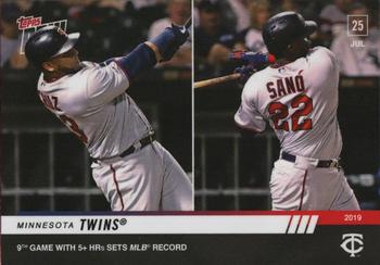 2019 Topps Now #573 Minnesota Twins Front
