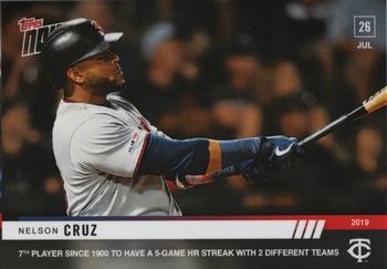 2019 Topps Now #580 Nelson Cruz Front