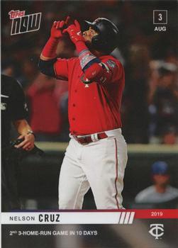 2019 Topps Now #625 Nelson Cruz Front