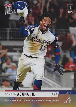 2019 Topps Now #628 Ronald Acuna Jr. Front