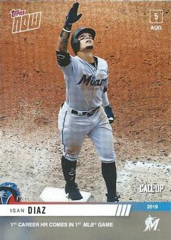 2019 Topps Now #634 Isan Diaz Front