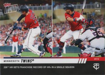 2019 Topps Now #661 Minnesota Twins Front