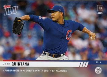 2019 Topps Now #680 Jose Quintana Front